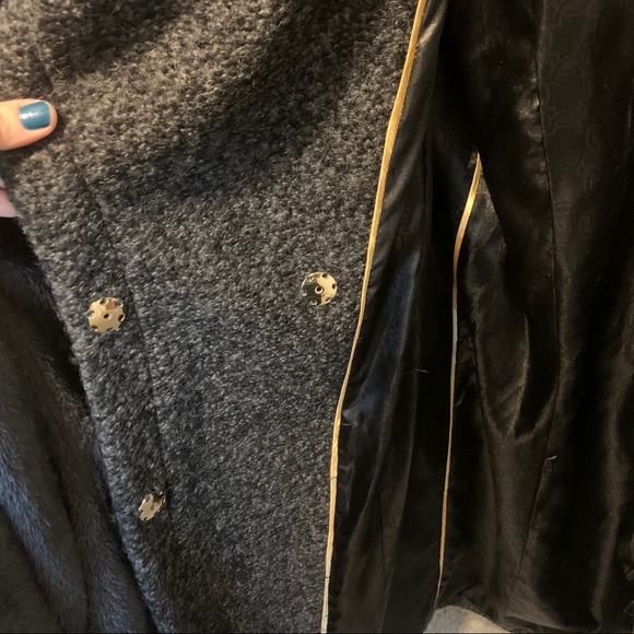 Belted Wool Blend Coat - Picture 8 of 10